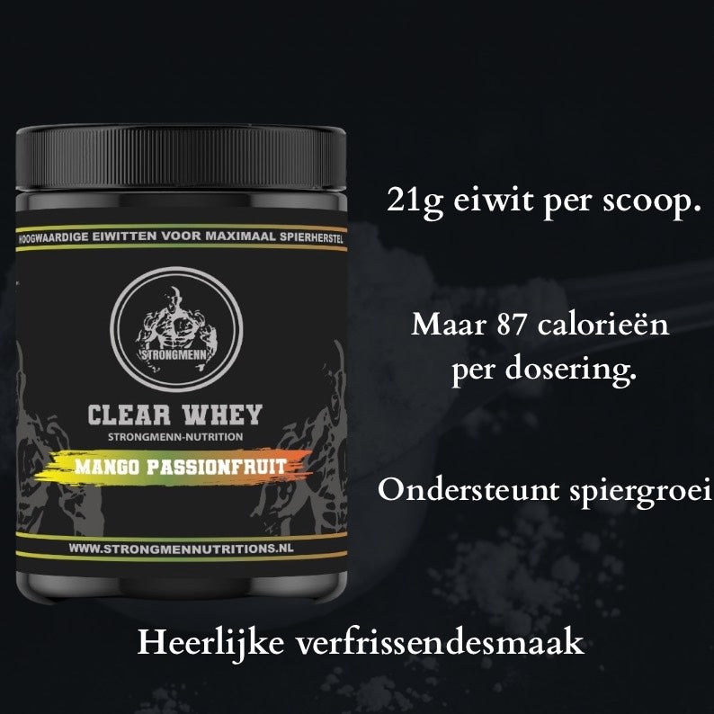 Clear whey 500gram Mango-passionfruit
